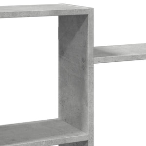 Ραφιέρα Τοίχου Γκρι Σκυροδέματος 159x18x65 εκ. από Επεξ. Ξύλο