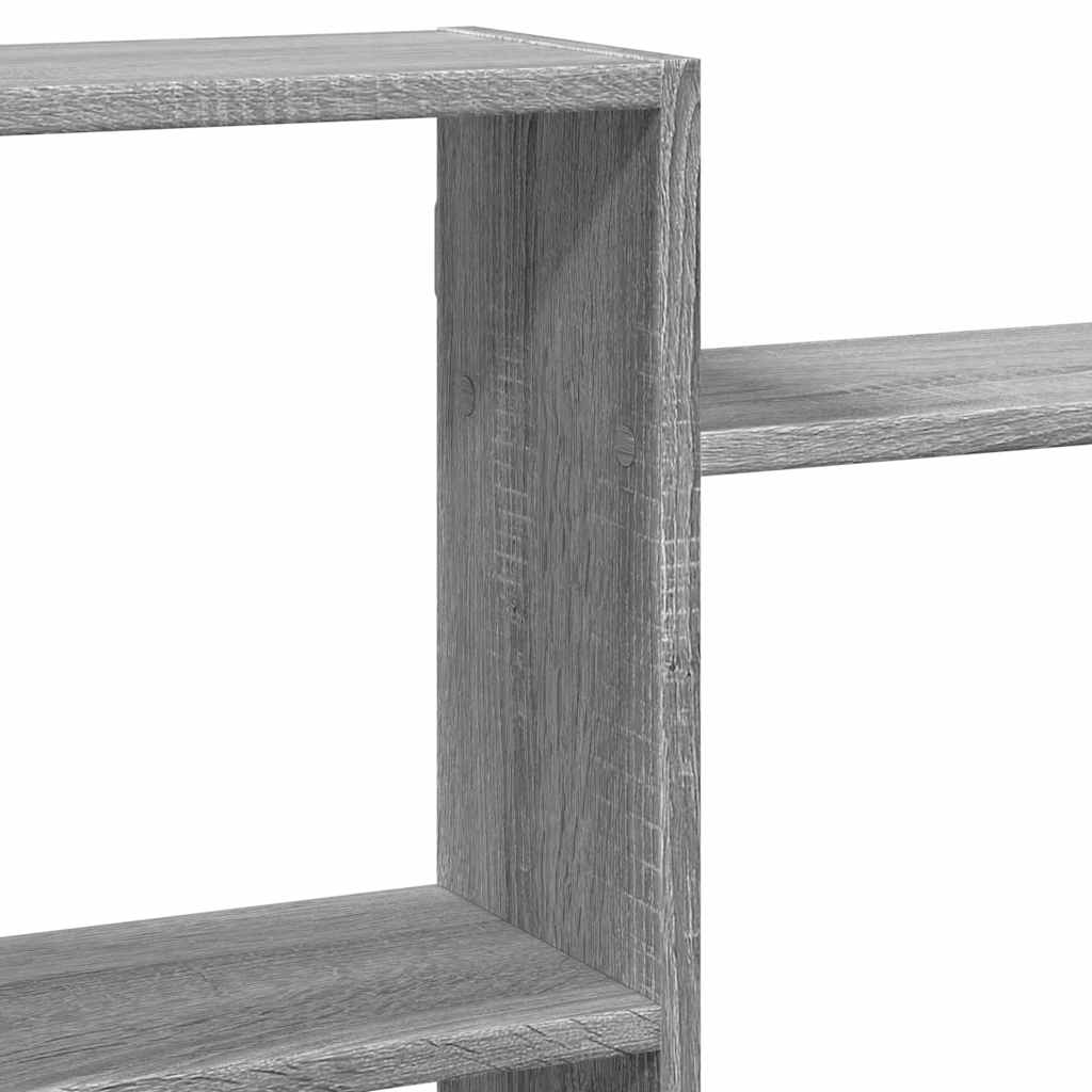 Ραφιέρα Τοίχου Γκρι Sonoma 159x18x65 εκ. Επεξεργασμένο Ξύλο - Pakobazaar