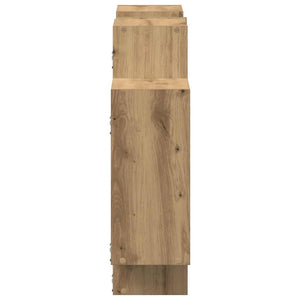 Ράφι Τοίχου Αρτισιανή Δρυς 159x18x65 εκ. από Επεξεργασμένο Ξύλο