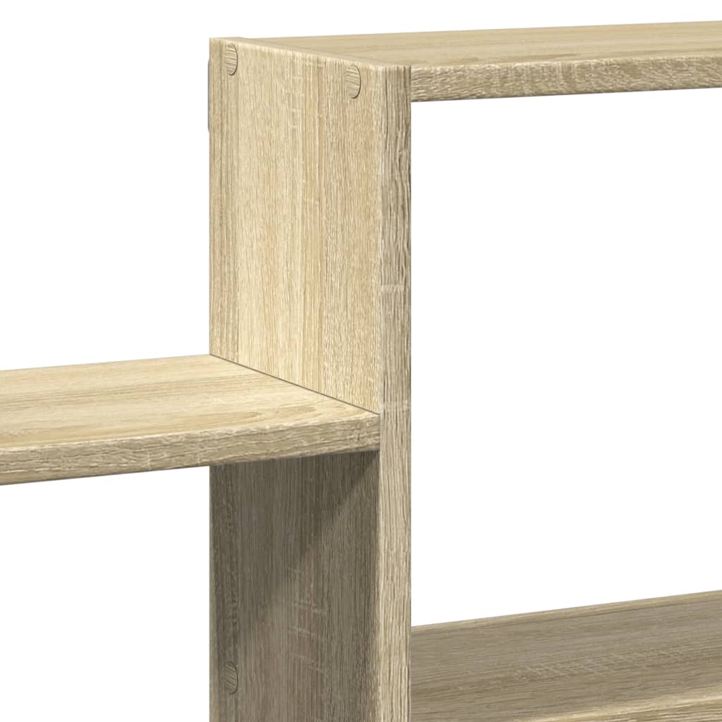 Ραφιέρα Τοίχου Sonoma Δρυς 96x18x60 εκ. από Επεξεργασμένο Ξύλο
