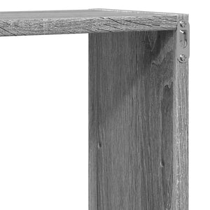 Ραφιέρα Τοίχου Γκρι Sonoma 96x18x60 εκ. Επεξεργασμένο Ξύλο