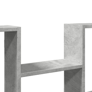 Ραφιέρα Τοίχου Γκρι Σκυροδέματος 99x15x60 εκ. από Επεξ. Ξύλο