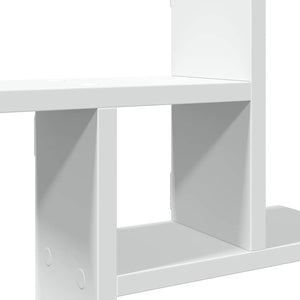 Ραφιέρες Τοίχου 2 τεμ. Λευκές 38x12x38 εκ. από Επεξ. Ξύλο
