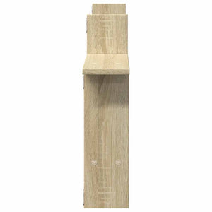 Ραφιέρες Τοίχου 2 τεμ. Sonoma Δρυς 50x12x50 εκ. από Επεξ. Ξύλο
