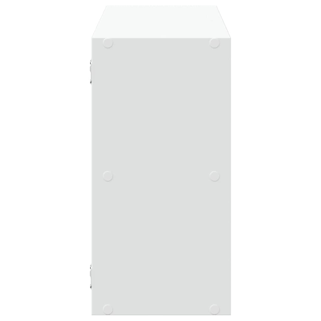 Ράφι Τοίχου Λευκό 100x25x50 εκ. από Επεξεργασμένο Ξύλο - Pakobazaar