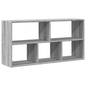Ραφιέρα Τοίχου Γκρι Sonoma 100x25x50 εκ. Επεξεργασμένο Ξύλο