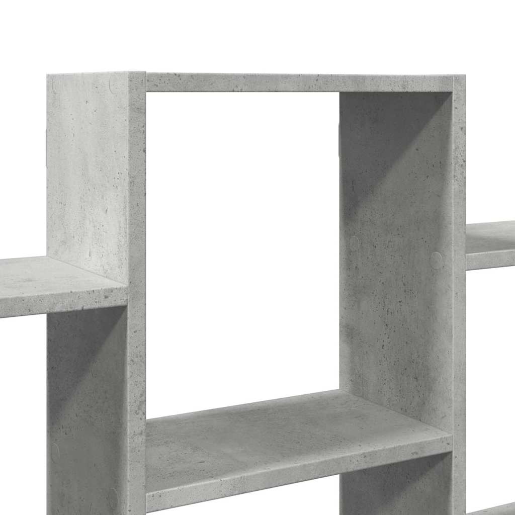 Ραφιέρα Τοίχου Γκρι Σκυροδέματος 159x18x66 εκ. από Επεξ. Ξύλο - Pakobazaar