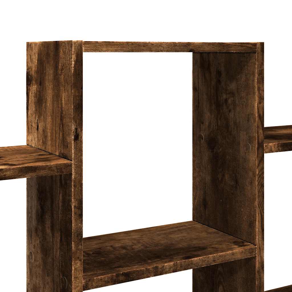 Ράφι τοίχου  Καπνιστή βελανιδιά 159x18x66 cm Κατασκευασμένο ξύλο