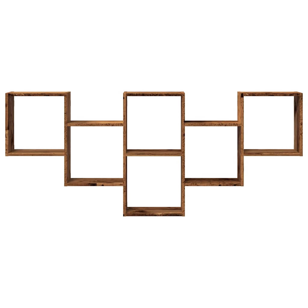 Ράφι τοίχου Παλιό ξύλο 159x18x66 cm Κατασκευασμένο ξύλο - Pakobazaar