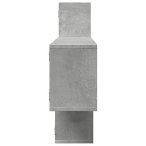 Ράφι Τοίχου Γκρι Σκυροδέματος 167,5x18x68 εκ. από Επεξ. Ξύλο - Pakobazaar