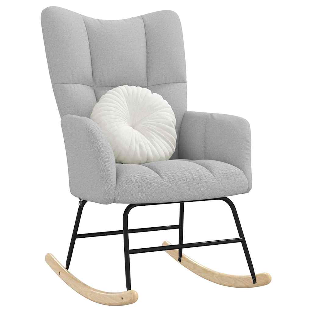 Κουνιστή καρέκλα Cloud Grey Fabric