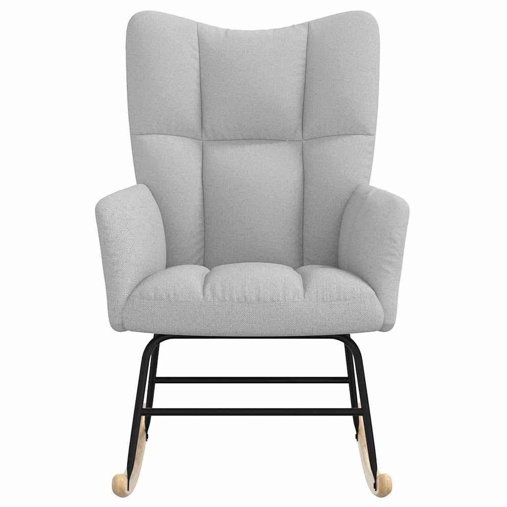 Κουνιστή καρέκλα Cloud Grey Fabric