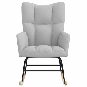 Κουνιστή καρέκλα Cloud Grey Fabric
