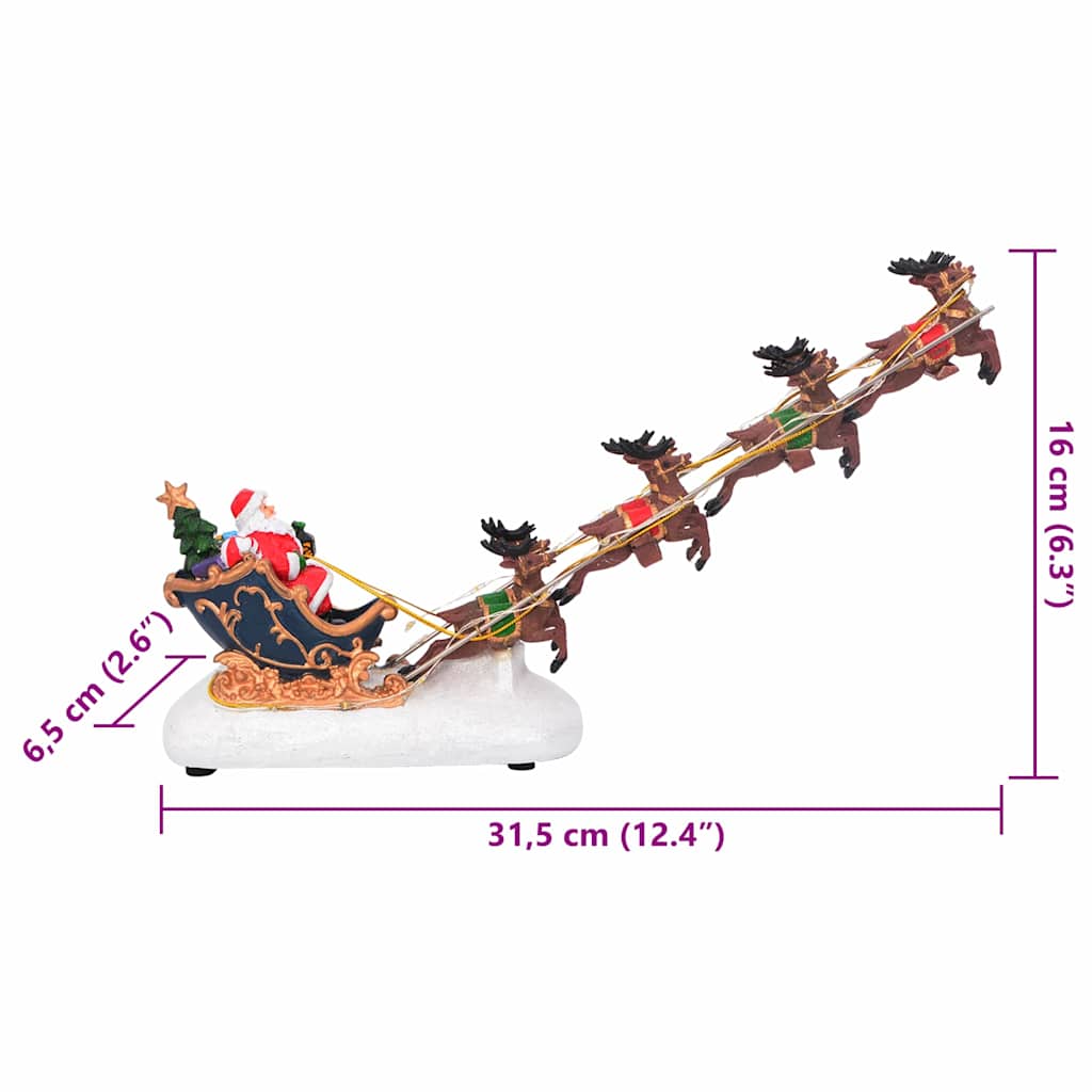 Γιορτινός Τραπεζοκόμος 31,5 x 6,5 x 16 εκ. Ρετσίνι Πολύχρωμο - Pakobazaar