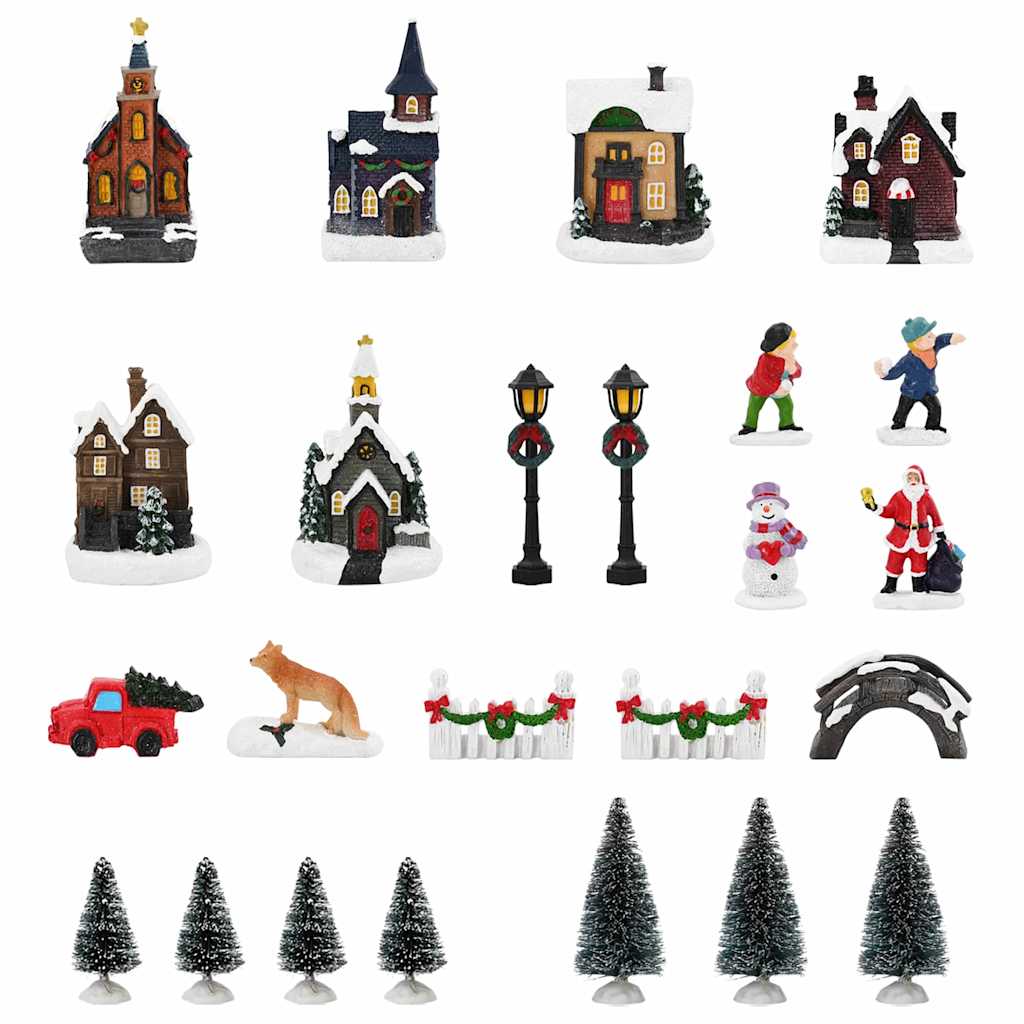 Χριστουγεννιάτικη Διακόσμηση για Τραπέζι Πολύχρωμο - Pakobazaar