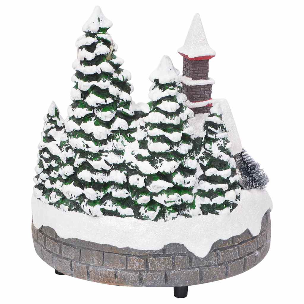 Γιορτινός Τραπεζοκόμος Πολύχρωμο 16 x 16 x 19 εκ Ρετσίνι - Pakobazaar