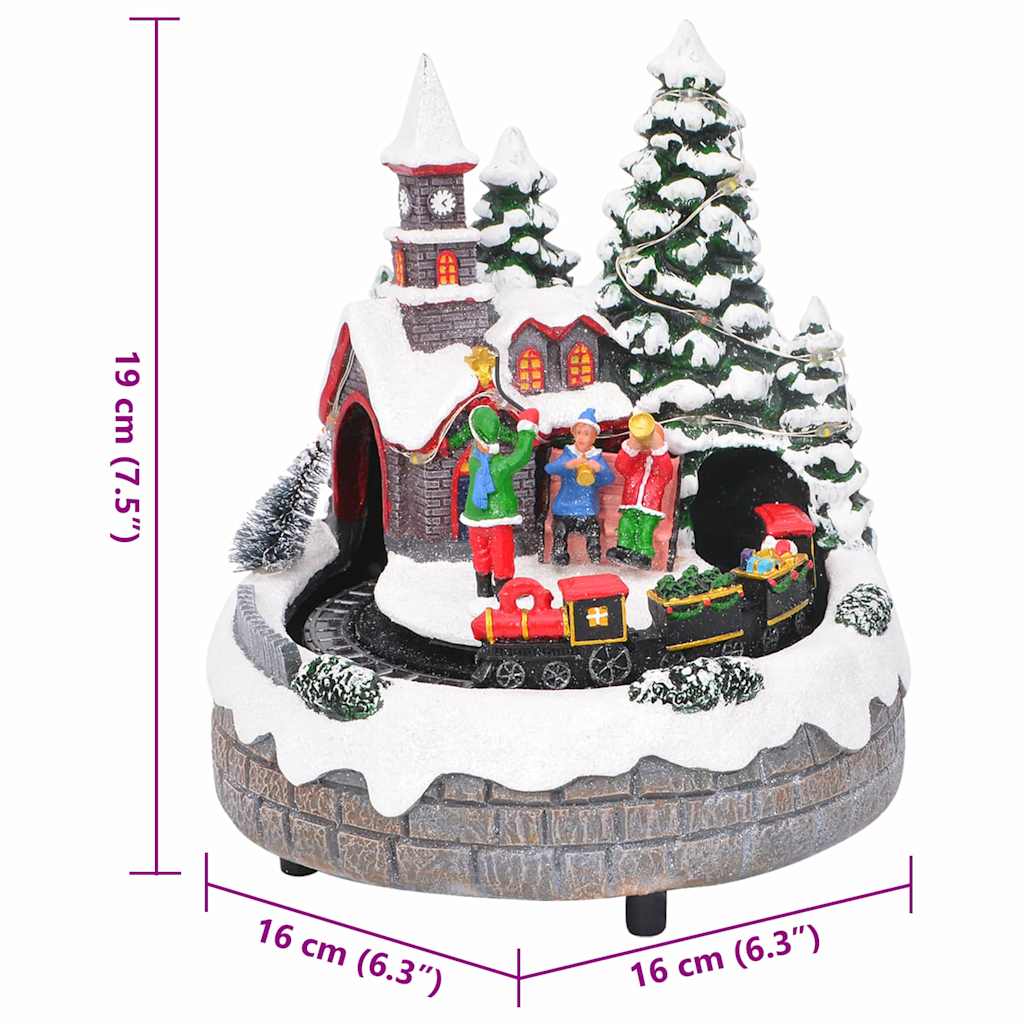 Γιορτινός Τραπεζοκόμος Πολύχρωμο 16 x 16 x 19 εκ Ρετσίνι - Pakobazaar