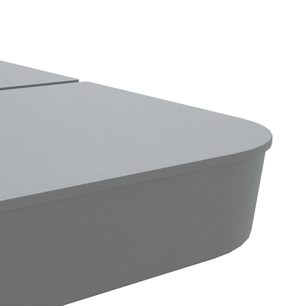 4 τεμαχίων σετ βάσης ομπρέλας για ομπρέλα με σταυρό 100 kg PP - Pakobazaar