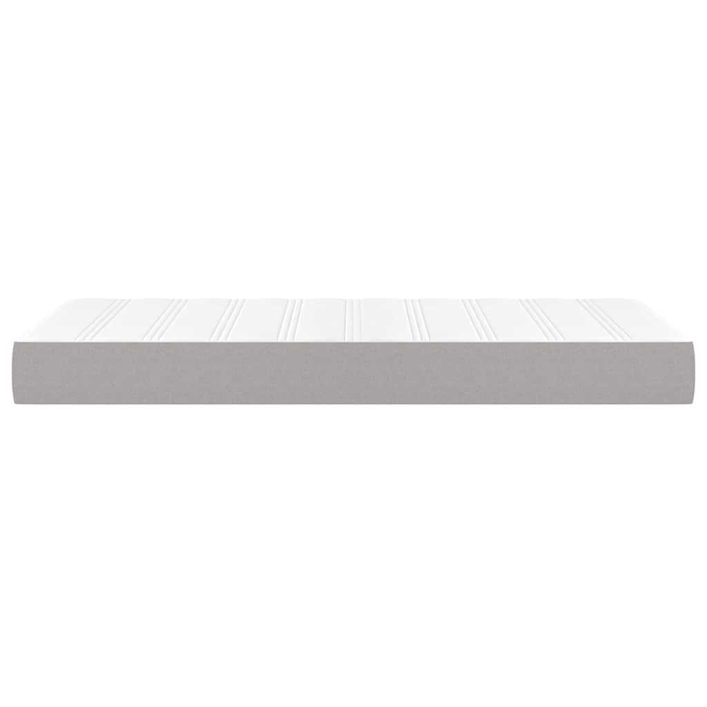 Στρώμα με Pocket Springs για Παιδιά Μεσαίας Σκληρότητας Αν Γκρι 80x160εκ Υφασμάτινο - Pakobazaar