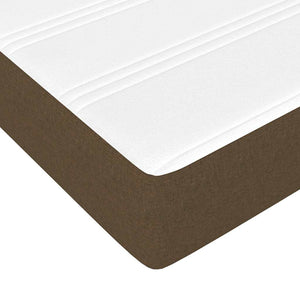 Στρώμα με Pocket Springs για Παιδιά Μεσαίας Σκληρότητας Σκ Καφέ 80x160εκ Υφασμάτινο - Pakobazaar