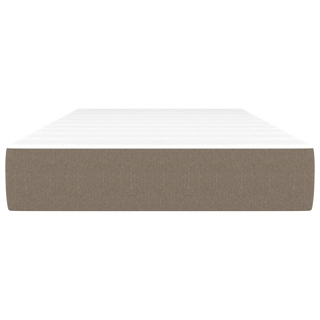 Στρώμα με Pocket Springs για Παιδιά Μεσαίας Σκληρότητας Taupe 80x160εκ Υφασμάτινο - Pakobazaar