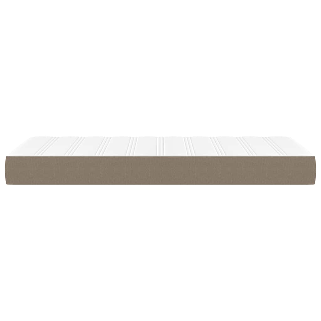 Στρώμα με Pocket Springs για Παιδιά Μεσαίας Σκληρότητας Taupe 80x160εκ Υφασμάτινο - Pakobazaar