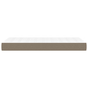 Στρώμα με Pocket Springs για Παιδιά Μεσαίας Σκληρότητας Taupe 80x160εκ Υφασμάτινο - Pakobazaar