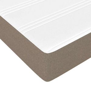 Στρώμα με Pocket Springs για Παιδιά Μεσαίας Σκληρότητας Taupe 80x160εκ Υφασμάτινο - Pakobazaar