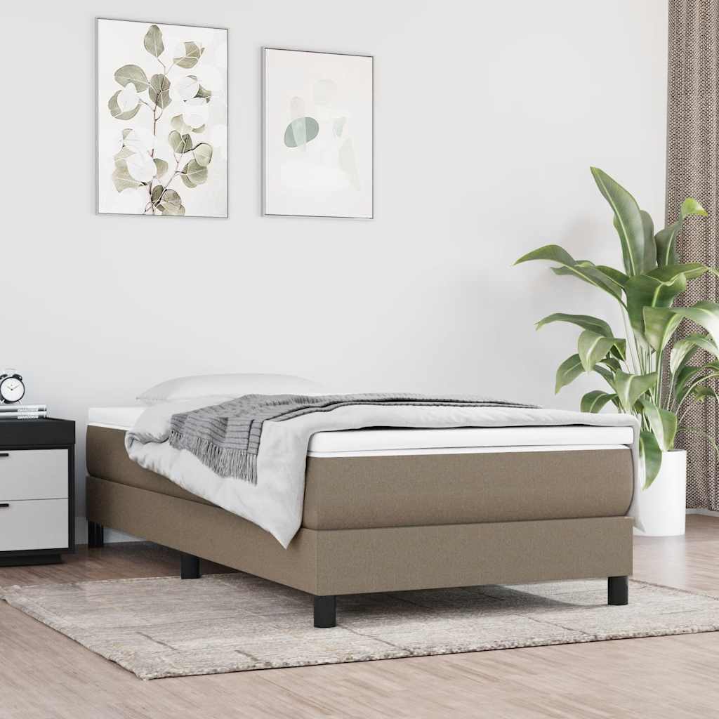 Στρώμα με Pocket Springs για Παιδιά Μεσαίας Σκληρότητας Taupe 80x160εκ Υφασμάτινο - Pakobazaar