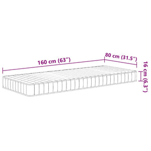 Στρώμα Αφρού Παιδικό Medium Soft 80x160 εκ.