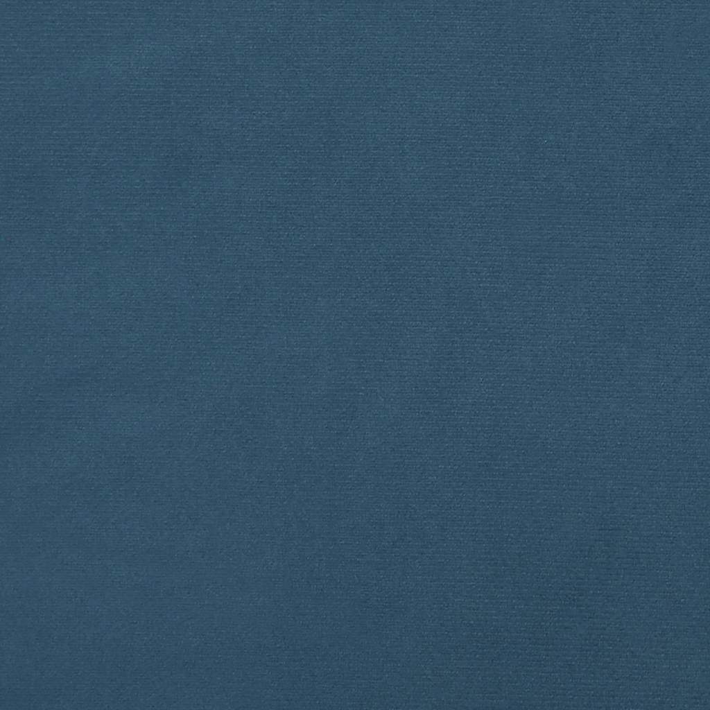 Στρώμα με Pocket Springs Μεσαίας Σκληρότητας Σκούρο Μπλε 120x210x20 εκ. Βελούδινο - Pakobazaar