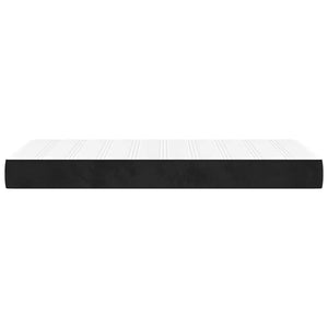 Στρώμα με Pocket Springs Μεσαίας Σκληρότητας Μαύρο 140x210x20 εκ. Βελούδινο - Pakobazaar