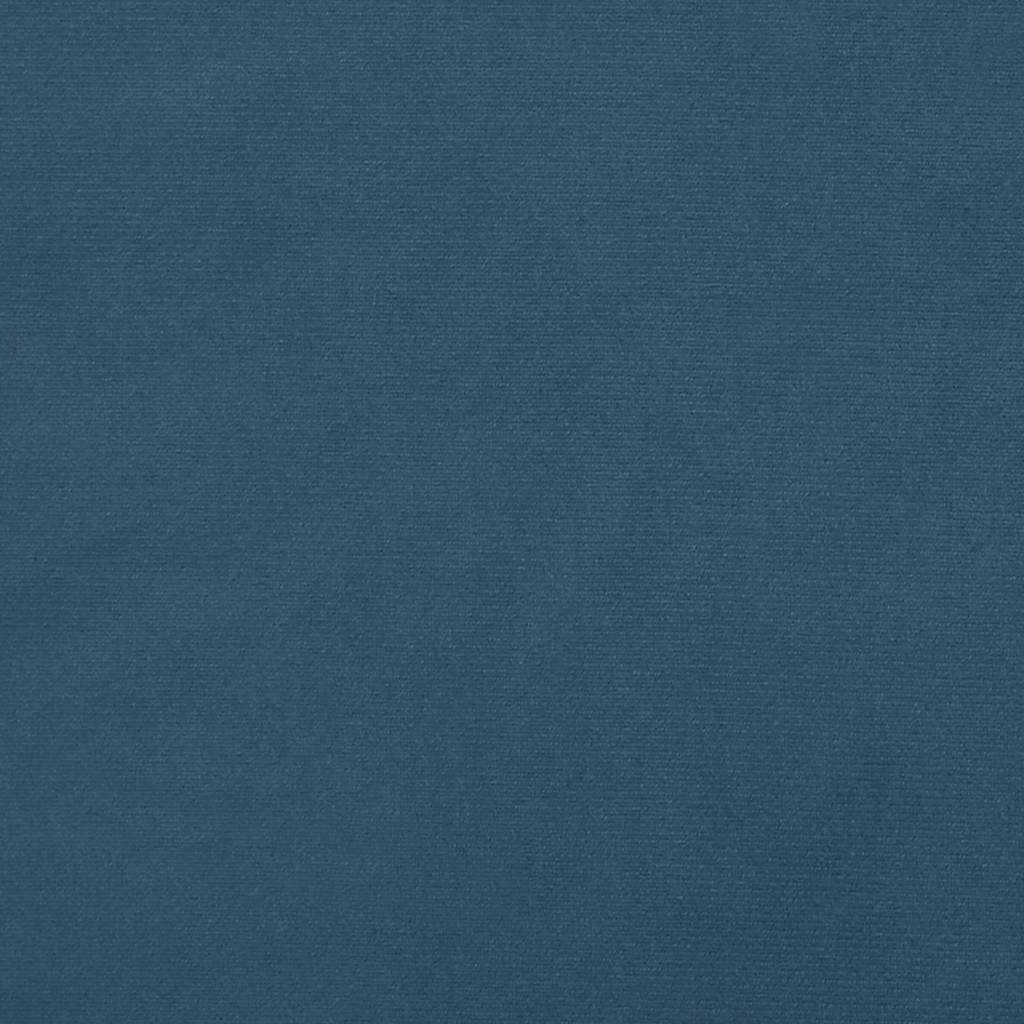 Στρώμα με Pocket Springs Μεσαίας Σκληρότητας Σκούρο Μπλε 160x220x20 εκ. Βελούδινο - Pakobazaar