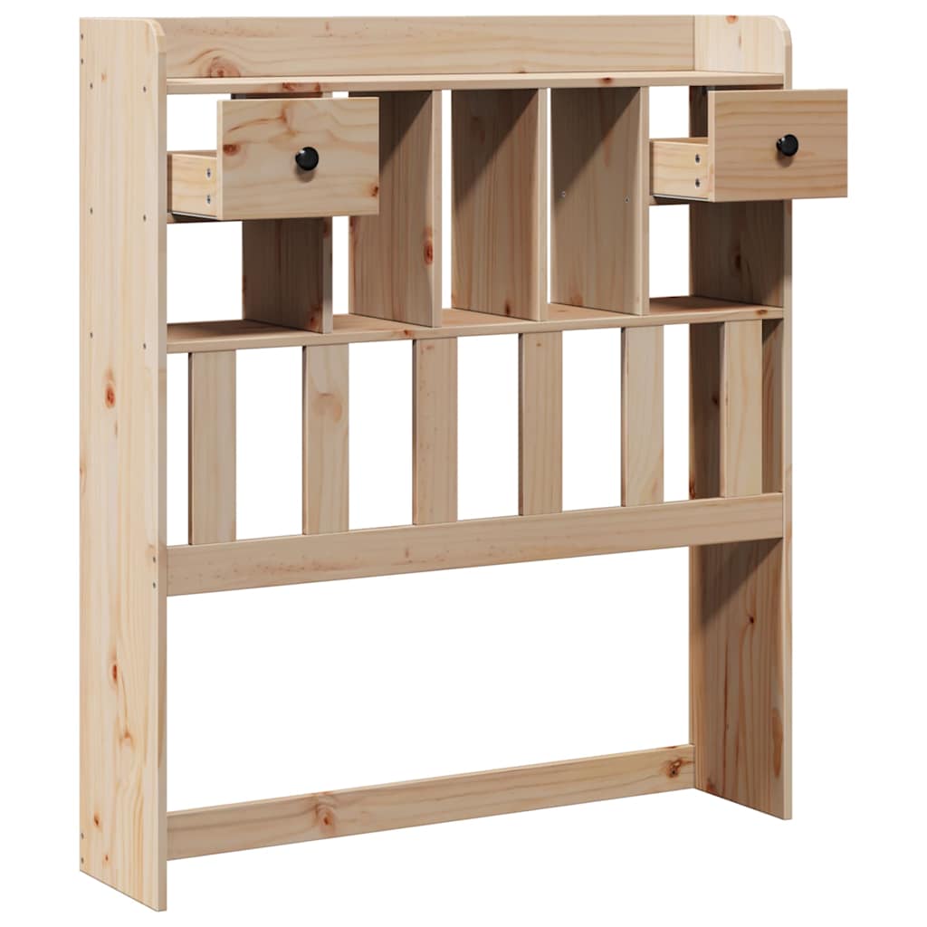 Κεφαλάρι με Αποθηκευτικό Χώρο από Μασίφ Ξύλο Πεύκου 90 εκ. - Pakobazaar