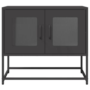 ντουλάπι τηλεόρασης  Μαύρο 68x39x60,5cm από χάλυβα ψυχρής έλασης - Pakobazaar