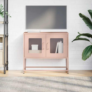 ντουλάπι τηλεόρασης  Ροζ 68x39x60,5 cm Ατσάλι ψυχρής έλασης