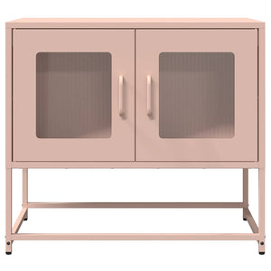 ντουλάπι τηλεόρασης  Ροζ 68x39x60,5 cm Ατσάλι ψυχρής έλασης