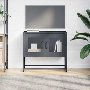 ντουλάπι τηλεόρασης  Ανθρακί 68x39x60,5 cm Ατσάλι ψυχρής έλασης