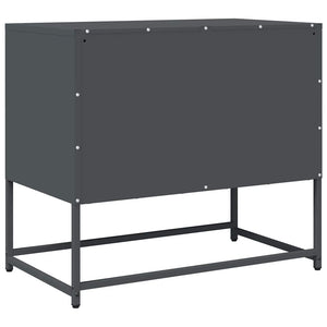 ντουλάπι τηλεόρασης  Ανθρακί 68x39x60,5 cm Ατσάλι ψυχρής έλασης