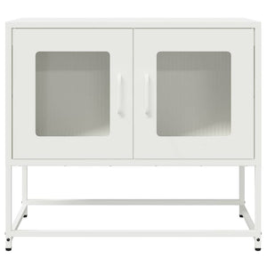 ντουλάπι τηλεόρασης  Λευκό 68x39x60,5cm από χάλυβα ψυχρής έλασης