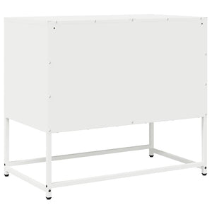 ντουλάπι τηλεόρασης  Λευκό 68x39x60,5cm από χάλυβα ψυχρής έλασης