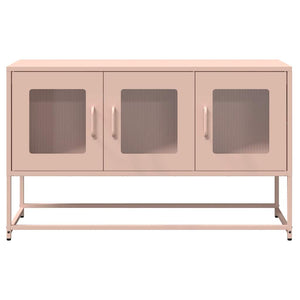 ντουλάπι τηλεόρασης  Ροζ 100,5x39x60,5 cm Ατσάλι ψυχρής έλασης