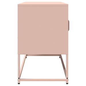 ντουλάπι τηλεόρασης  Ροζ 100,5x39x60,5 cm Ατσάλι ψυχρής έλασης