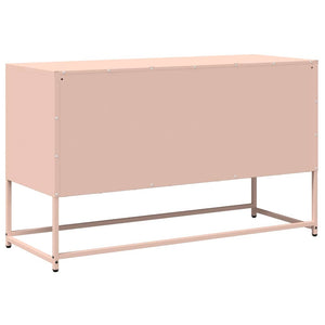 ντουλάπι τηλεόρασης  Ροζ 100,5x39x60,5 cm Ατσάλι ψυχρής έλασης