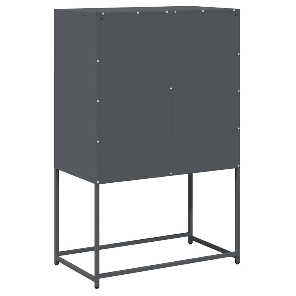 Highboard Ανθρακί 68x39x107 cm Χάλυβας - Pakobazaar