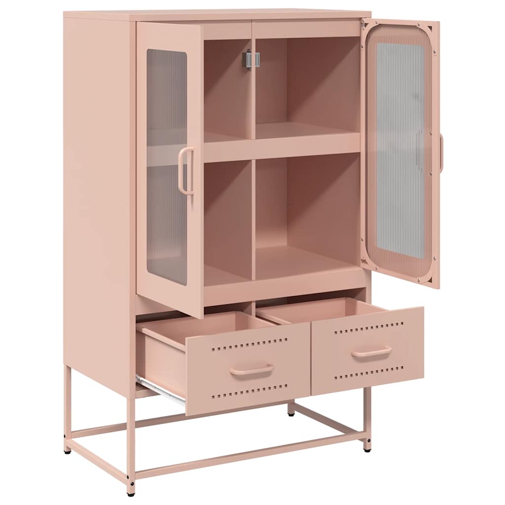 Ντουλάπα Ροζ 68 x 39 x 111,5 εκ. από Χάλυβα - Pakobazaar