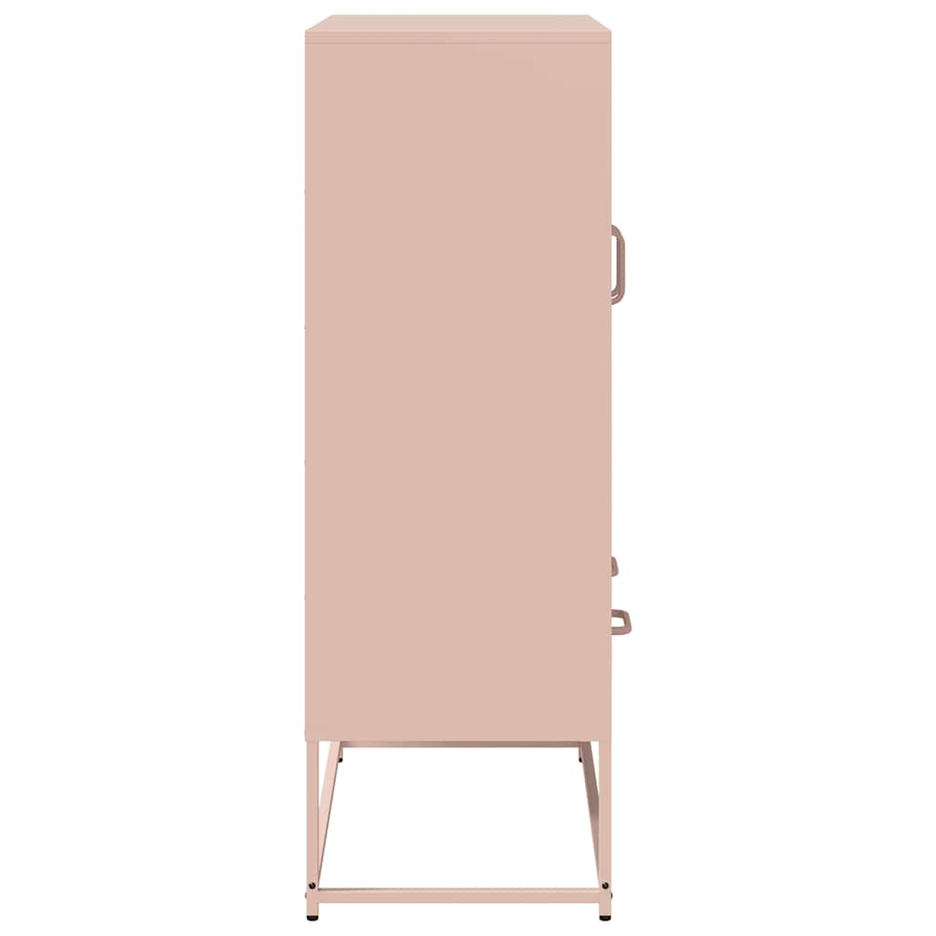 Ντουλάπα Ροζ 68 x 39 x 111,5 εκ. από Χάλυβα - Pakobazaar