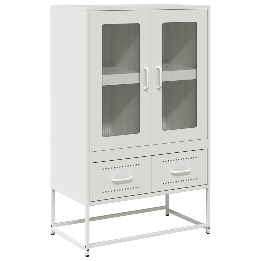 Ντουλάπι Λευκό 68x39x111,5 εκ. από Χάλυβα - Pakobazaar