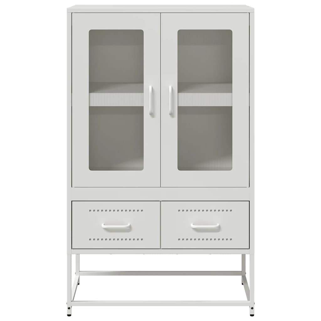 Ντουλάπι Λευκό 68x39x111,5 εκ. από Χάλυβα - Pakobazaar