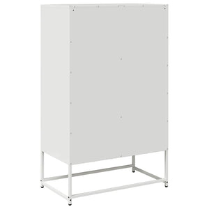Ντουλάπι Λευκό 68x39x111,5 εκ. από Χάλυβα - Pakobazaar